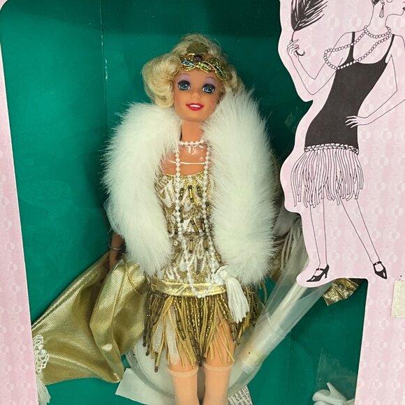 1920s Flapper Barbie Doll Great Eras Collection #4062 - Picture 4 of 7